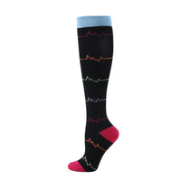 200-Needle Nylon Compression Socks for Sports, Strong Pressure Calf Support, Elastic Compression Stockings