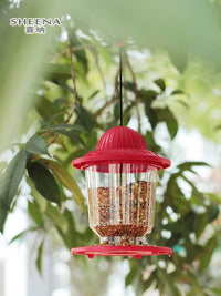 Outdoor Hanging Bird Feeder with Rain and Wind Protection