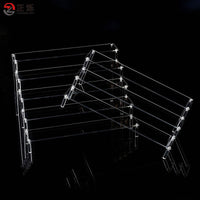 Acrylic Display Stand Clear Multi-layer Riser for Collectibles and Figurines