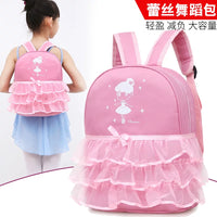 Children's Ballet Dance Bag Large Capacity Backpack for Practice and Performance