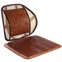 Forklift Seat Cushion Bamboo Mat Breathable Summer Pad for Engineering Vehicles