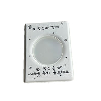 Korean Ins Style Black and White Graffiti Mini Photo Album for 3-inch Instax Photos Kpop Photocards