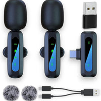 Wireless Mini Lavalier Microphone for Mobile Phone Video Recording