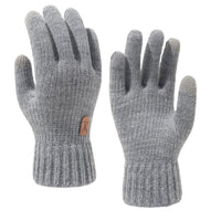 Men's Winter Warm Touchscreen Knit Gloves for Cycling and Driving
