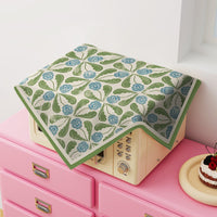 Pastoral Floral Plant Dust Cover for Small Appliances - Microwave, Air Fryer, Oven