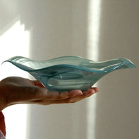 Creative Glass Fruit Bowl and Salad Dish for Living Room Coffee Table Decor
