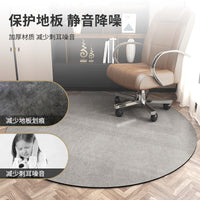 Round Office Chair Mat Non-Slip Floor Protector for Home and Office