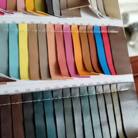 Stretch PU Leather Fabric for Apparel, Shoes, Hats, Toys, and Bags
