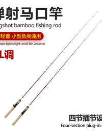 Portable Ultralight Spinning/Casting Rod for Travel and Stream Fishing