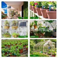 Solar-Powered Automatic Drip Irrigation System for 50 Potted Plants, Timed Watering Kit for Patio and Garden
