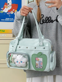 2026 New Trendy Versatile Large Capacity Ita Bag for Women Casual Fashion Simple College Style Shoulder Handbag
