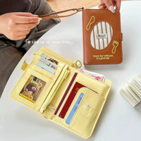 Stylish Portable Passport Holder for Women, Travel Wallet with Multiple Card Slots and Document Organizer
