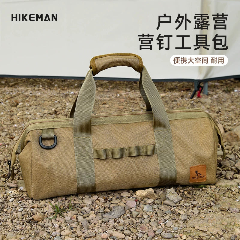 Portable Camping Tent Peg Storage Bag for Outdoor Accessories
