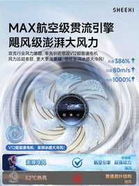 Portable USB Rechargeable Desk Fan with Remote Control, Cooling Air, Auto-Oscillation, and Quiet Operation