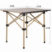 Portable Outdoor Folding Table and Chair Set for Camping and Picnics