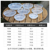 Thickened Round Lotus Edge Resin Plant Pot Saucer Drip Tray for Home Use