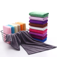 Salon Towel, Thickened Absorbent Hair Drying Towel for Beauty Salons, Barbershops, Household Cleaning, Car Washing, Customizable Logo