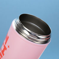 Ins Style 304 Stainless Steel Insulated Coffee Tumbler with Rope Handle, 400ML