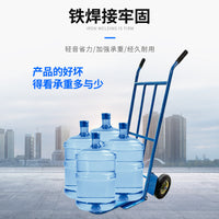 Heavy-Duty Two-Wheeled Hand Truck with Large Wheels for Cargo Transport