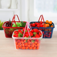 Reusable Plastic Fruit Picking Basket with Handle - 2-20 lbs Capacity for Mulberries, Bayberries, Strawberries, Grapes