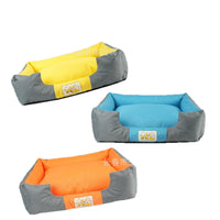 Semi-Enclosed Wear-Resistant Pet Bed for Cats and Small Dogs, All-Season Washable Pet Cushion