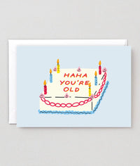 Wrap British Birthday Greeting Card, Cute Cartoon Funny Couple Imported Card, Baby Blessing Thank You Congratulations