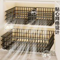 Pull-Out Under-Sink Cabinet Organizer Basket for Kitchen Storage