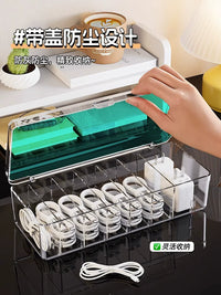Desktop Cable Management Box for Chargers and Cords