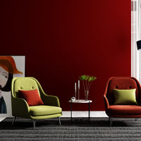 Self-Adhesive Red PVC Wallpaper for Walls, Waterproof Decorative Film