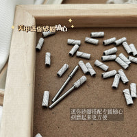 Mini Nail Sanding Bands and Mandrel Set for Manicure and Pedicure