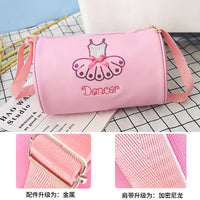 Girls' Cylindrical Ballet Dance Bag Lightweight Backpack