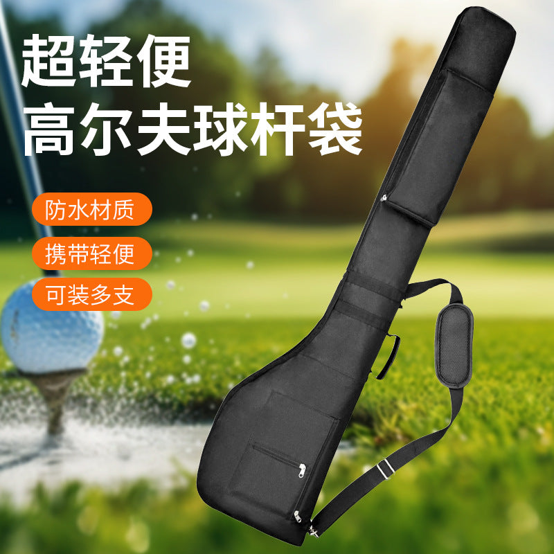 Portable Golf Club Carry Bag - Lightweight, Foldable, Large Capacity Driving Range Organizer