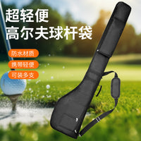 Portable Golf Club Carry Bag - Lightweight, Foldable, Large Capacity Driving Range Organizer