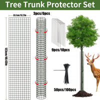 Plant Protector Mesh Metal Cage Tree Trunk Bark Guard Outdoor Rust-Proof Net Cover for Plants
