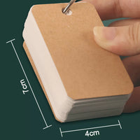 Mini Portable Ring Binder Notebook Set for Notes and Study