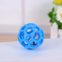 TPR Pet Bell Hollow Ball Toy for Cats and Dogs, Chew-Resistant Interactive Play