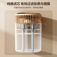 Portable USB Rechargeable Humidifying Desk Fan with Dual Mist Spray and Foldable Design