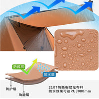2-Person Waterproof Camping Tent Tarp Shelter Outdoor Portable