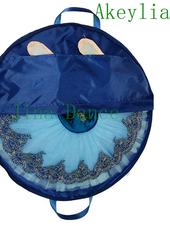 Professional Ballet Tutu Dance Costume Storage Bag, Portable Double Shoulder