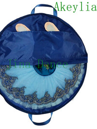 Professional Ballet Tutu Dance Costume Storage Bag, Portable Double Shoulder