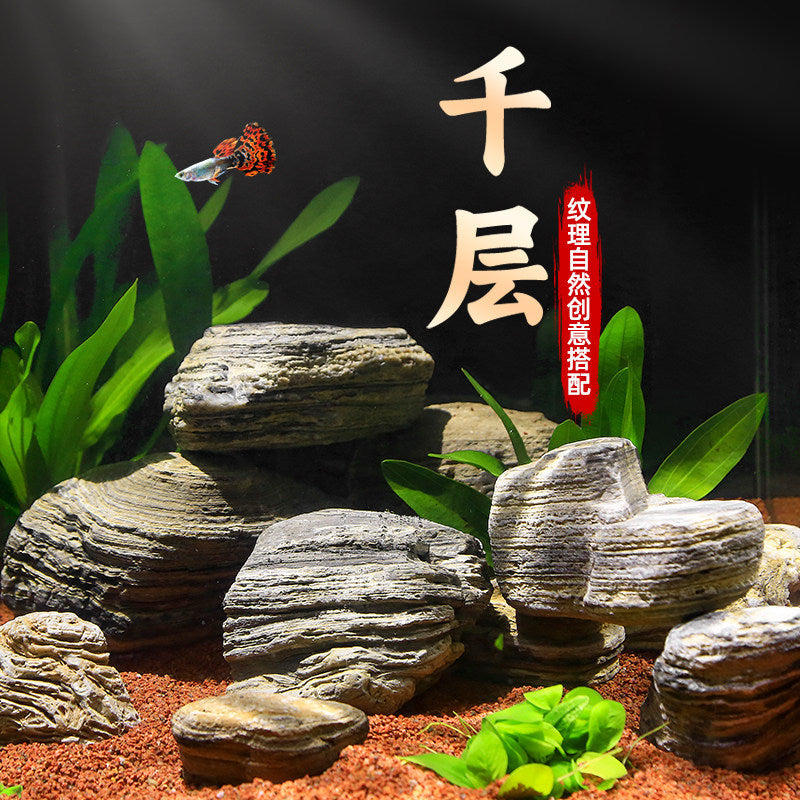 Aquarium Landscaping Rocks Natural Stone for Fish Tanks and Terrariums