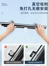 Retractable Blackout Window Shade for Kitchen Balcony Office Sun Protection
