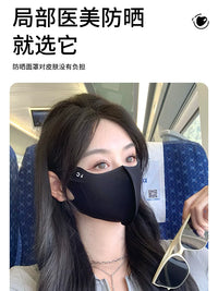 Ice Silk UV Protection Face Mask for Cycling and Outdoor Activities