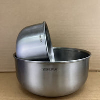 VOGUEELLA 18/10 Stainless Steel Mixing Bowl and Colander Set for Kitchen
