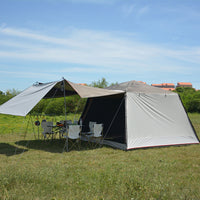 Automatic Aluminum Pole Outdoor Camping Tent Sunshade with Rainproof Silver Coating