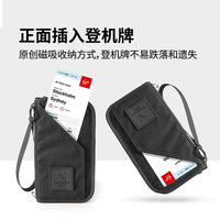Msquare RFID Blocking Passport Holder Travel Wallet with Document Organizer