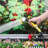 Expandable Garden Hose with Spray Gun for Watering and Car Washing