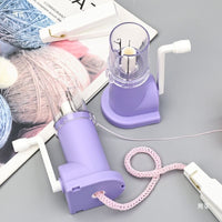 DIY Hand-Cranked Rope Braiding Machine for Bracelets, Necklaces, and Red String Crafts - Semi-Automatic Double-Opening Design
