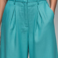 Women's Sleeveless Vest & Wide-Leg Pants Set, European Style Casual Two-Piece Outfit