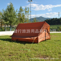 Ultralight A-Frame Tent for 2-3 People, Poleless Outdoor Camping Shelter